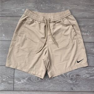 Nike Men's Beige Athletic Shorts